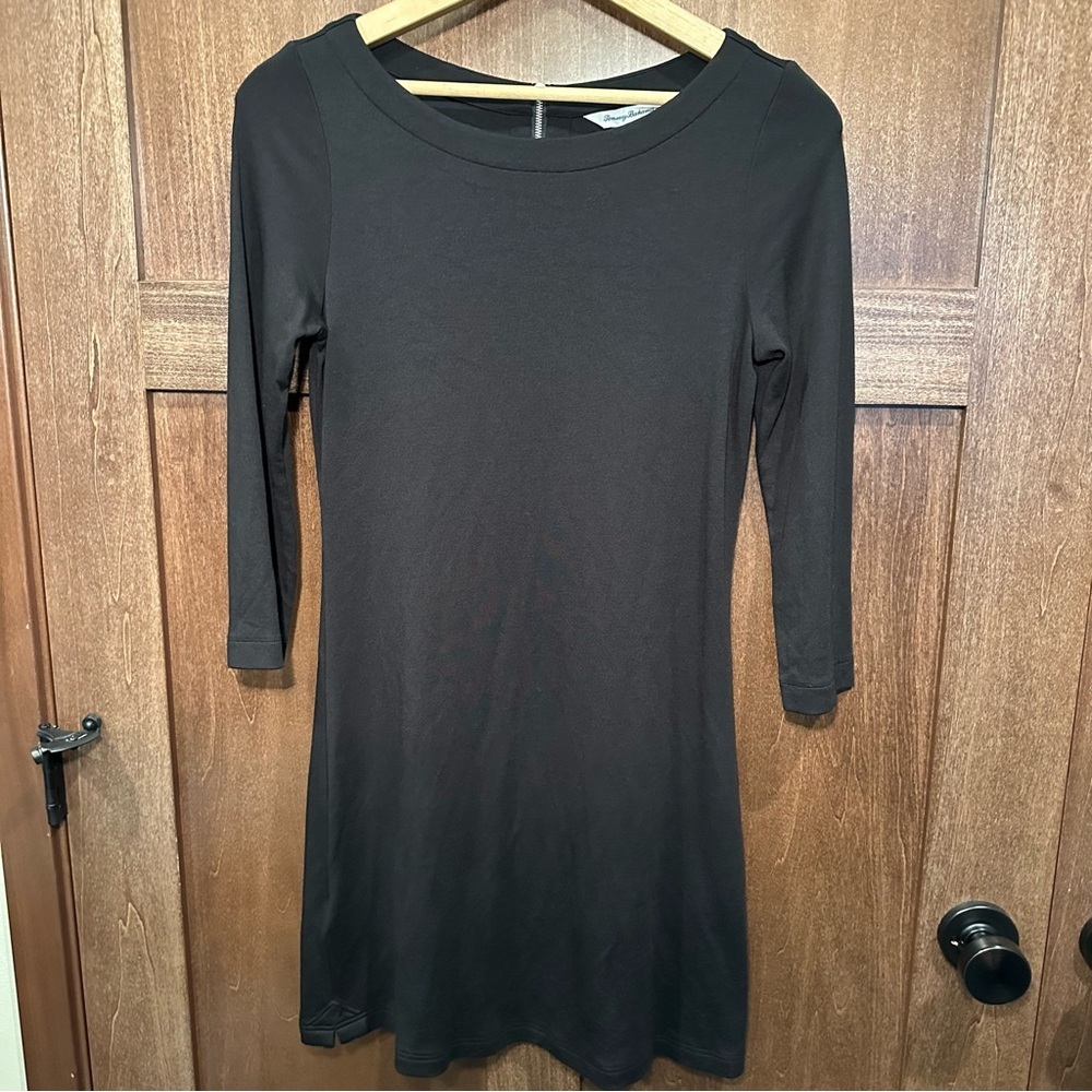 Tommy Bahama Black Long Sleeve Dress